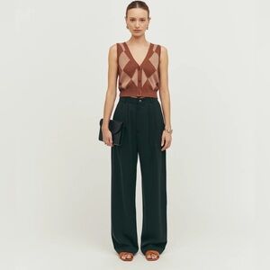 Reformation Mason Pant - Black - 6P